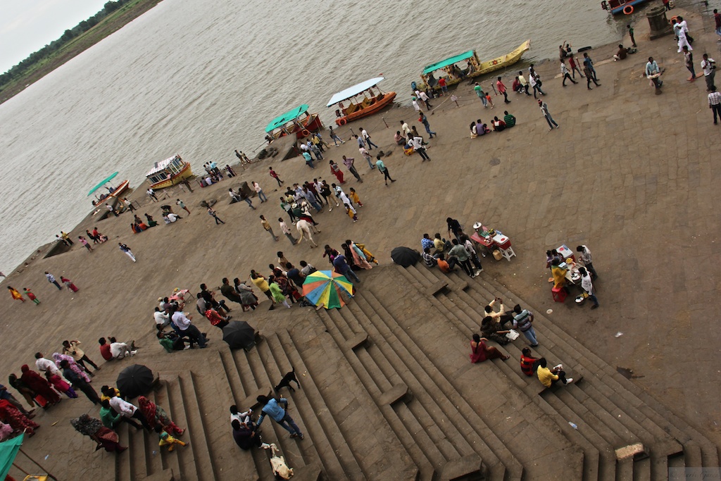 On the ghats of Narmada