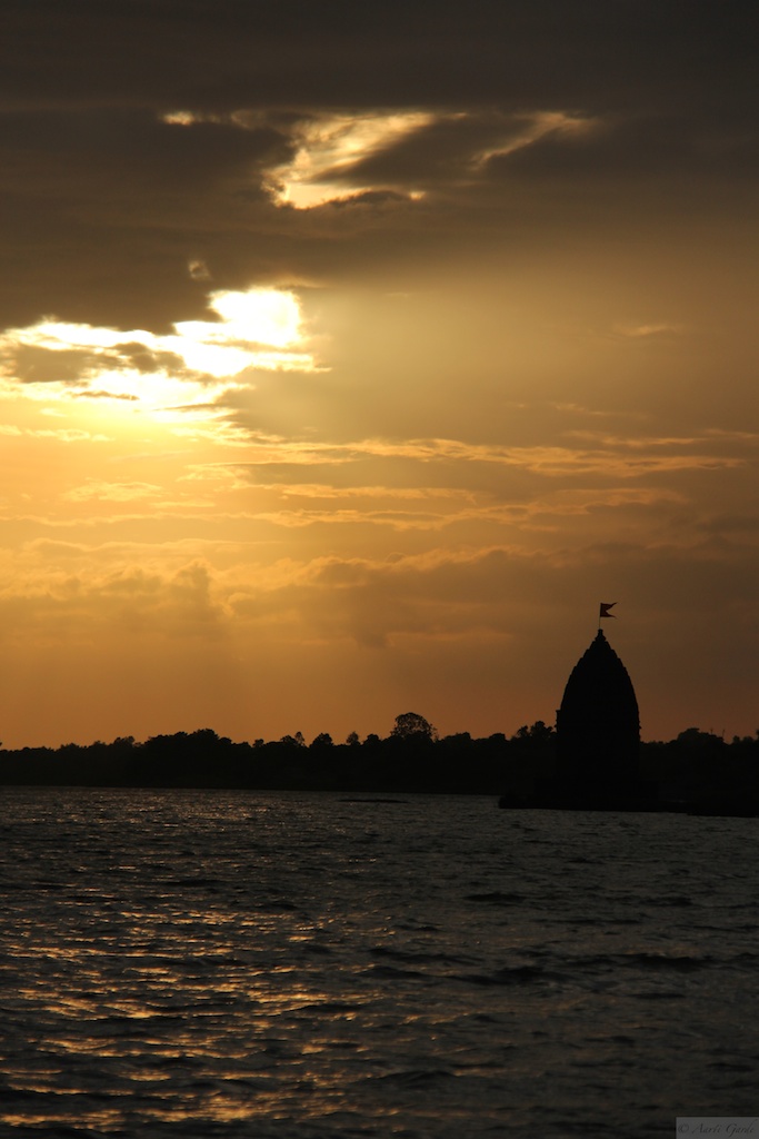 On the ghats of Narmada