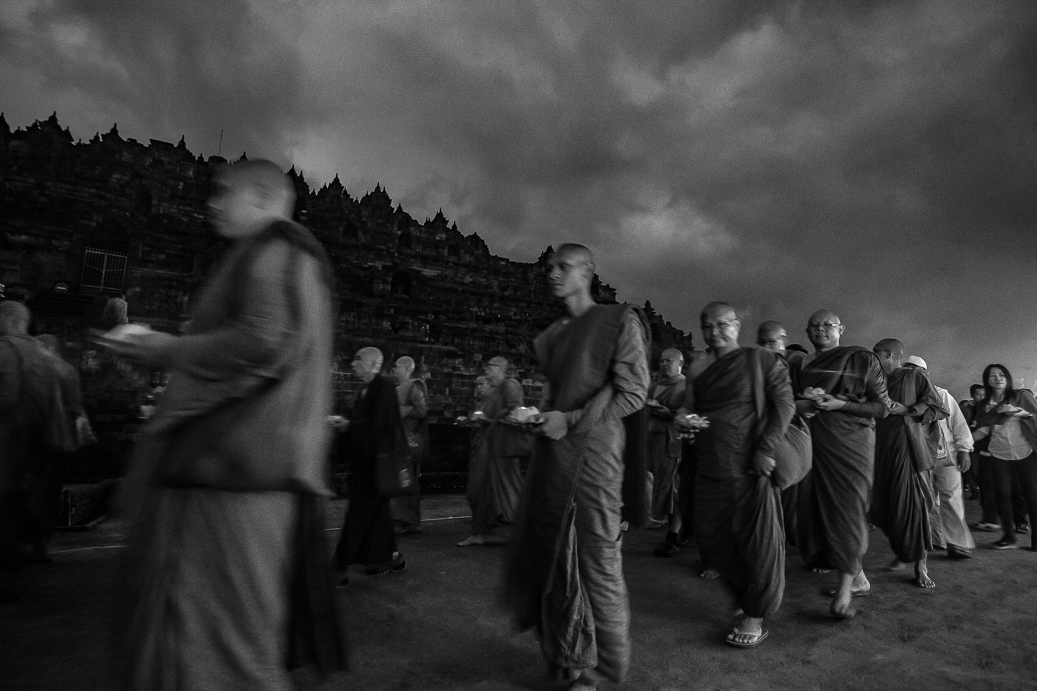 Pradakshina at Candi Borobudur